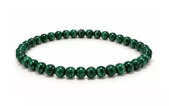 Bracelet Malachite AA perles 4mm
