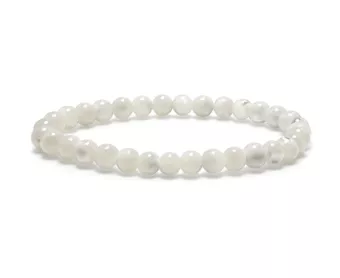Bracelet Nacre Blanche A Perles 6 mm