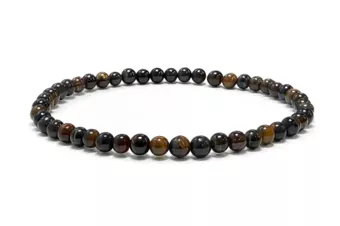 Bracelet Oeil de Faucon AB Perles 4 mm