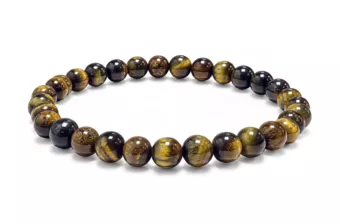 Bracelet Œil de Faucon AB perles 6mm