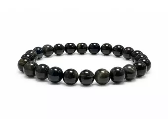 Bracelet Oeil de Faucon AA Perles 8 mm