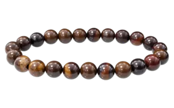 Bracelet Oeil de Fer AA perles 8-9mm