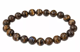Bracelet Opale Boulder A+ perles 8-9mm