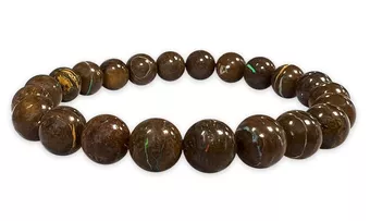 Bracelet Opale Boulder AA perles 7-8mm