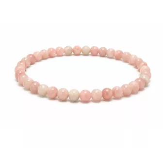 Bracelet Opale Rose A Perles 4mm