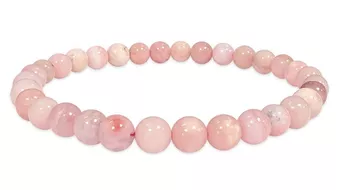 Bracelet Opale Rose A perles 5-6mm