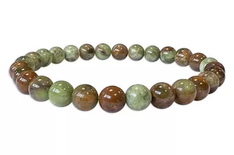 Bracelet Opale Verte A perles 6mm
