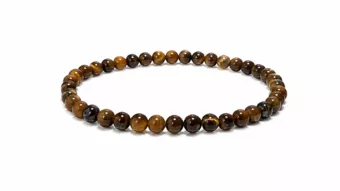 Bracelet en Oeil de Tigre AB Perles 4 mm