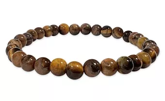 Bracelet Oeil de Tigre AB Perles 6 mm