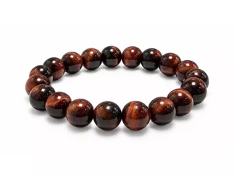 Bracelet Oeil de Taureau A+ Perles 10 mm