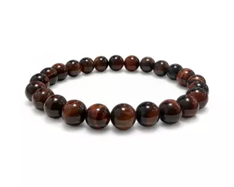 Bracelet Oeil de Taureau A Perles 8 mm