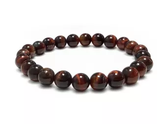 Bracelet Oeil de Taureau A+ Perles 8 mm
