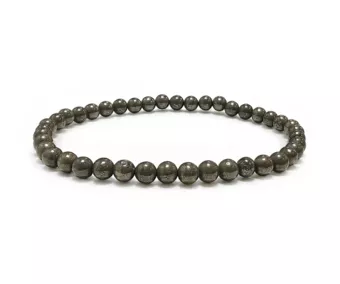 Bracelet Pyrite A perles 4mm