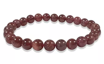 Bracelet Rubis AA perles 7-8mm