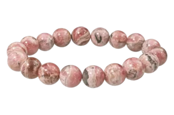 Bracelet Rhodochrosite Argentine A perles 11-12mm