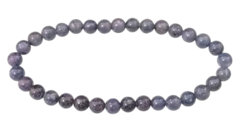 Bracelet Saphir Bleu AA perles 5.5mm