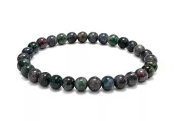 Bracelet Rubis Saphir A Perles 6-7 mm