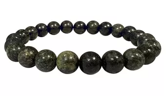 Bracelet Serpentine Pérou AB perles 8mm