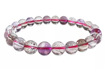 Bracelet en Super Seven AAA Quartz à Inclusions Perles 8–9 mm