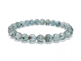 Bracelet Topaze Bleue AA+ perles 7-8mm
