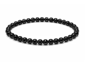 Bracelet Tourmaline Noire A perles 4-5mm