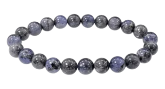 Bracelet Tanzanite A perles 7.5-8.5mm