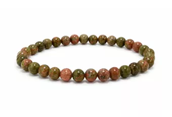Bracelet Unakite A perles 6mm