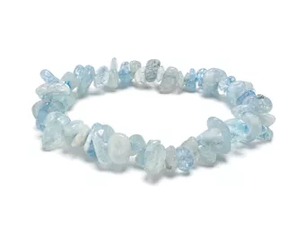 Bracelet Chips Aigue Marine AA 5-8mm