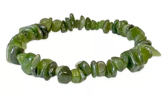 Bracelet chips Jade Néphrite Canada AA 5-8mm
