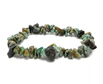 Bracelet Chips en Turquoise d’Afrique AB 5-8mm