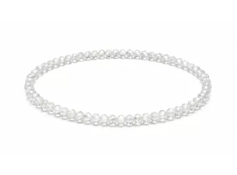 Bracelet en Cristal de Roche Facetté A – Perles 3 mm