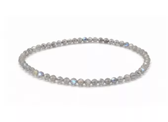 Bracelet en Labradorite Facettée AA – Perles 3 mm
