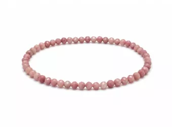 Bracelet en Rhodonite d’Australie Facettée A – Perles 3 mm