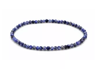 Bracelet en Sodalite Facettée A – Perles 3 mm