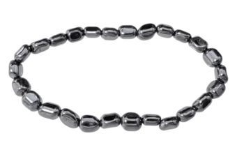 Bracelet Hématite pierres roulées