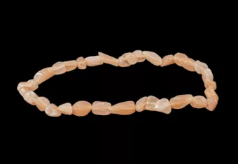 Bracelet Pierre De Lune Rose A pierres roulées