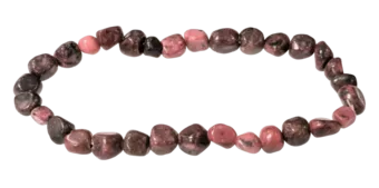 Bracelet Rhodonite A pierres roulées