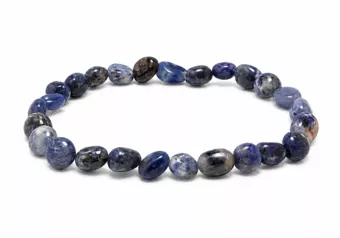 Bracelet Pierres Roulées Sodalite A 5-8mm