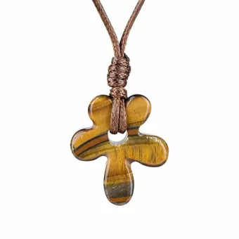Collier Fleur Oeil de Tigre A