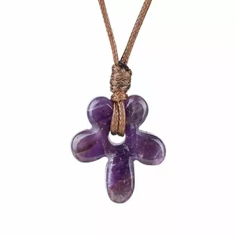 Collier Fleur Améthyste A