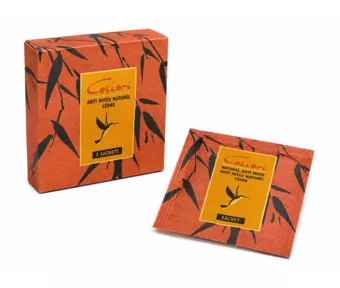 Sachets Parfumés Colibri de Maroma Cèdre x3