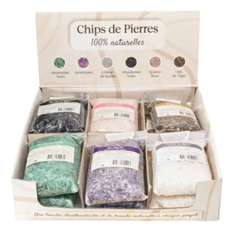 Présentoir Chips de Pierres 250g X 12 sachets