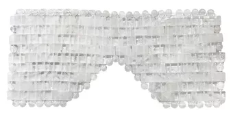Masque pour les Yeux en Cristal de Roche du Brésil A