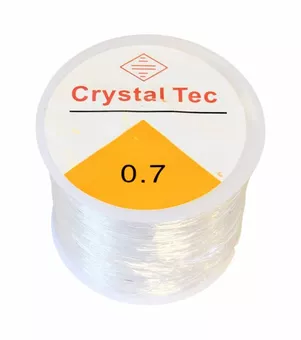 Fil élastique rond en cristal 0.70mm 100m
