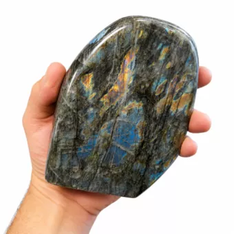 Bloc de Labradorite poli  1.030 kg