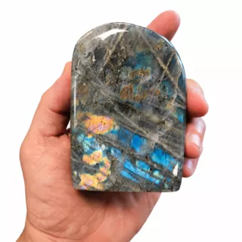 Bloc de Labradorite poli  0.480kg