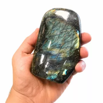 Bloc de Labradorite poli  0.650kg
