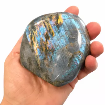 Bloc de Labradorite poli  0.640kg