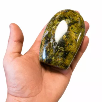 Bloc opale verte polie 0.390kg