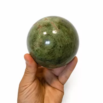 Sphère serpentine polie 1.040kg